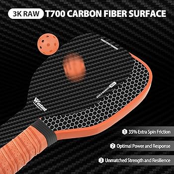 3個セット ピックルボール パドル T700 生カーボンファイバ Aw Amazon.co.jp: Westant ピックルボールトレーニングパドル - 3K